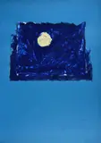 moon by Mario Schifano, Signature lower right., offered May 2022