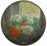 Gianfranco Mello, Flowers, Signature and date in the lower center