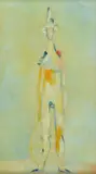 Antonio Vangelli, Clown, Oil painting on canvas