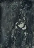 Umberto Milani, Figure of a woman, Signature top left.