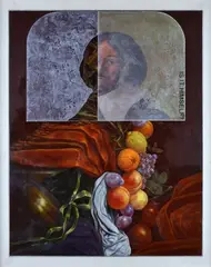 Guido Biasi, Is it himself?, 1981, Title top center. On the reverse: signature