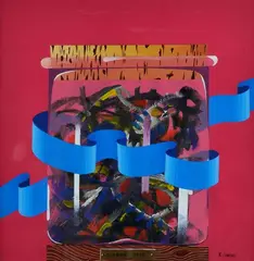 Jar by Roberto Ciabani, 1970, Signature lower right; given in the lower center. On the reverse: signature., offered May 2022