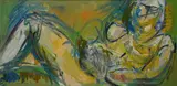Roberto Ciabani, Naked, 1972, Signature and date lower left. On the reverse: signature and date.