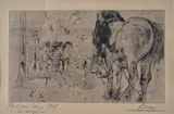 Anselmo Bucci, The Croupe, 1909, Signature lower right; title and date lower left.