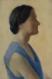 Fernando Bernardini, Portrait of a woman, Signature lower right.