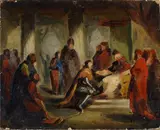 Stefano Ussi, Sketch for historical scene