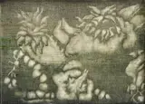 Ida Barbarigo, Still life with pineapple, 1989, On the reverse