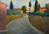 Landscape by Nino Tirinnanzi, Authentication of the author on photo. & Nbsp;, offered Apr 2022