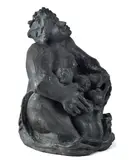 Mauro Corona, Maternity, 1989, Signature and date on the back.
