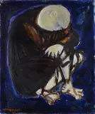 Giuseppe Migneco, Old squatting