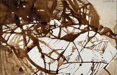 Open land by Leonardo Cremonini, 1959, offered Apr 2022