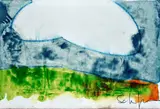 Without title by Mario Schifano, Signature lower right. On the reverse: stamps Galleria d'Arte Rotta, offered Apr 2022