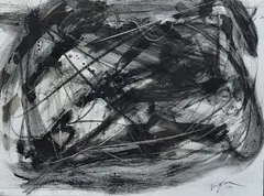 Without title by Emilio Vedova, 1960, Signature and date lower right., offered Apr 2022