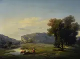 Edoardo Galli, Landscape, Sign at the bottom to the left.