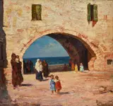 Chioggia by Beppe Ciardi, 1930, Signature lower right. On the reverse: signature, offered Apr 2022
