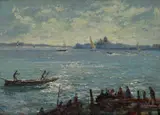 Venice by Beppe Ciardi, Signature lower right. On the reverse: signature., offered Apr 2022