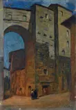 Ferruccio Scattola, Volterra, Signature lower right.