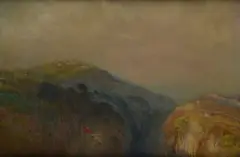 Landscape by Eduardo Dalbono, Signature lower right. On the reverse: Studio Eduardo Dalbono stamp, offered Mar 2022