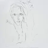Ernesto Treccani, Face, Signature lower right; edition lower left.