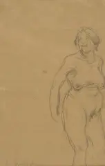 Female nude by Luigi Michelacci, Sign at the bottom to the left., offered Mar 2022