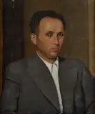 Salvatore Gagliardo, Portrait, 1936, Signature and date lower left. On the reverse