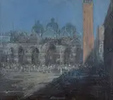Matteo Massagrande, Senza Titolo, oil on panel