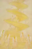 Emanuele Cavalli, lllustrazione per il paradiso, 1964, Sigla in basso a destra. Sul verso