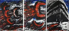 Oggi, domani, 2000 (Trittico) by Vinicio Berti, 1986, Sul verso: firma, offered Feb 2022