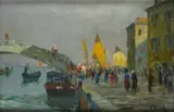 Marcello Vianello, Venice, Signature lower right.