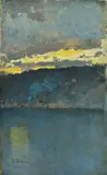 Eduardo Dalbono, Sunrise over the sea