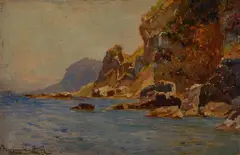 Bernardo Hay, Capri, 1882, Signature