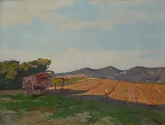 Last rays by Alberto Cecconi, Signature lower right. On the reverse: title., offered Feb 2022