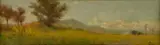 Luigi Gioli, Landscape, Signature lower right. On the reverse: "Coll. Ne Corti"; L. Gioli stamp.