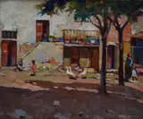 Cafiero Filippelli, Farmhouse with figures