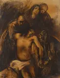 Mario Bucci, Deposition, 1940, Signature and date lower left.