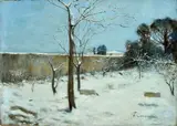Filippo Carcano, Paesaggio innevato
