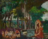 Mario Cortiello, La pineta, 1954