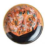 Ignazio Moncada, Piatto in ceramica, Sul verso: "Moncada/da Valter Boi/Albisola"