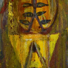 Custo t'ode by Bruno Ceccobelli, 1988, Sul verso: firma, offered Feb 2022