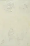 Giovanni Carnovali Il Piccio, Studi per composizioni mitologiche (fronte e rentro)