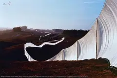 Running Fence, 1972-1976 by Christo, Fotografia di Wolfang Volz, offered Dec 2021