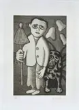 Giuseppe Viviani, Man with dog