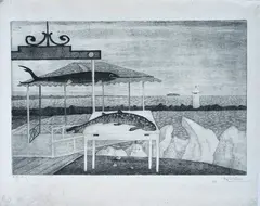 The dogfish by Giuseppe Viviani, 1939, Signature and date lower right; edition lower left., offered Dec 2021