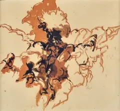 Without title by Thomas George, Signature lower right. On the reverse: Galleria Numero label, offered Dec 2021