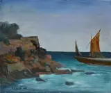 Carlo Carrà, Cliff in Nervi