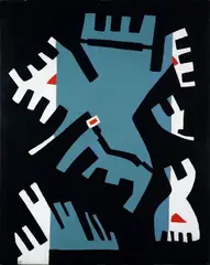 Surface 297 by Giuseppe Capogrossi, 1958, On the reverse: title, offered Dec 2021