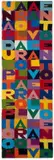 One word in the wind two words in the wind three words in the wind 100 words in the wind by Alighiero Boetti, 1989, On the reverse: signature. Authentication of the author on photo. Authentication on photo Alighiero Boetti Archive, offered Dec 2021