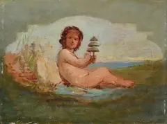 love by Mosè Bianchi, Abbreviation lower right., offered Dec 2021