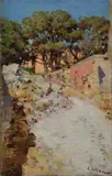 Carmine Ciardiello, Country road, Signature lower right.