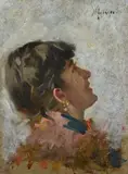 Vincenzo Migliaro, Portrait of a lady